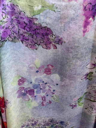 Jane Seymour Designs Lilac Cascade scarf large NEW