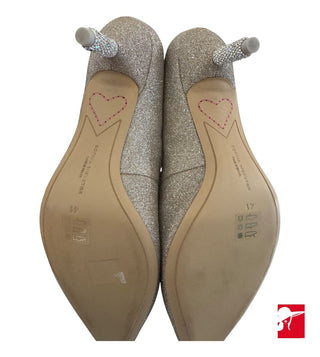 Sophia Webster Coco glitter crystal heel pumps NEW size 41/US 10