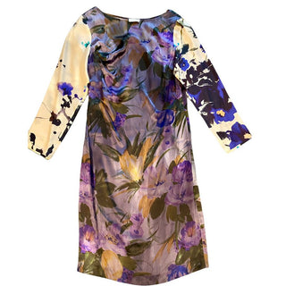 Dries Van Noten silk watercolor dress size 38/4