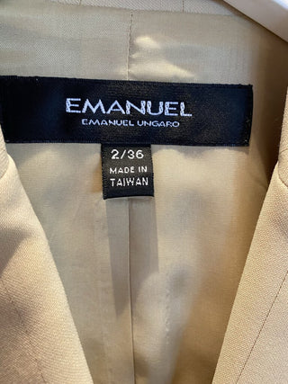 Emanuel Ungaro long blazer size 36/ fits like 4