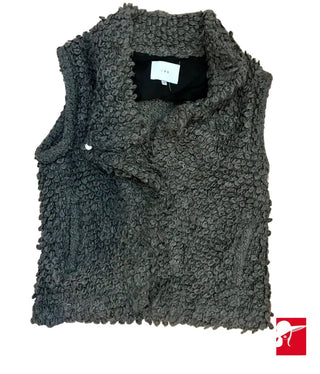 IRO wool blend fuzzy vest size 40