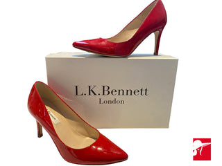 L.K. Bennett Florete Pillar Box pump size 35.5