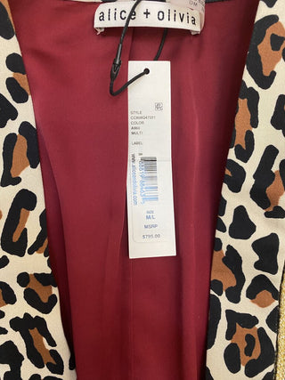 alice + olivia brocade coat NWT size M/L