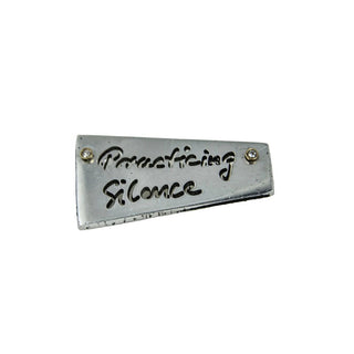 Article 22 Practicing Silence Gold + Diamond Pin