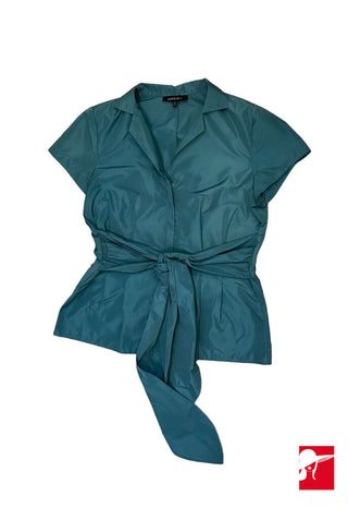 Lafayette 148 cap sleeve belted jacket size 10