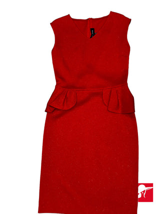 St, John shimmer peplum sheath dress NWT size 2