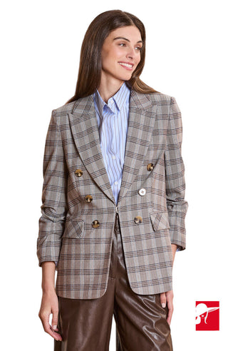 Tyler Boe Blair menswear ruched sleeve blazer NEW size 12