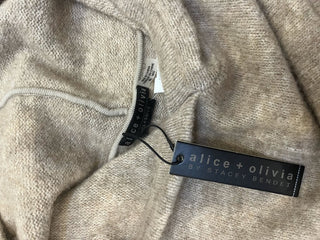 Alice + Olivia hooded knit poncho sweater NWT size M/L