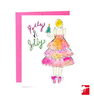 Holly & Jolly Chic Christmas Card