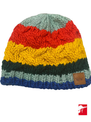 Rainbow knit beanie NEW