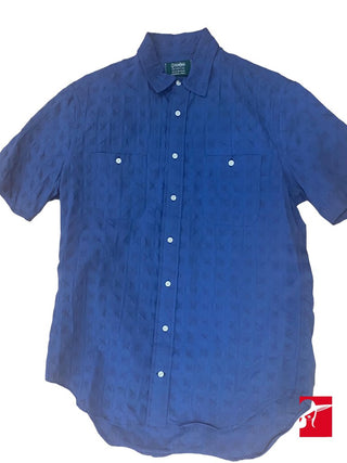 Gitman Japanese Ripple Jacquard shirt NEW size 16.5/L