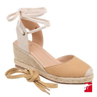 Journee Collection Comfort Monte Wedge Espadrille NEW size 8.5