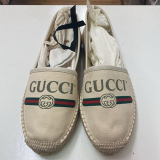 Gucci canvas espadrilles Greggio NEW size 38.5