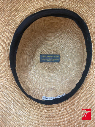 Eric Javits straw small brim hat 21" inner band