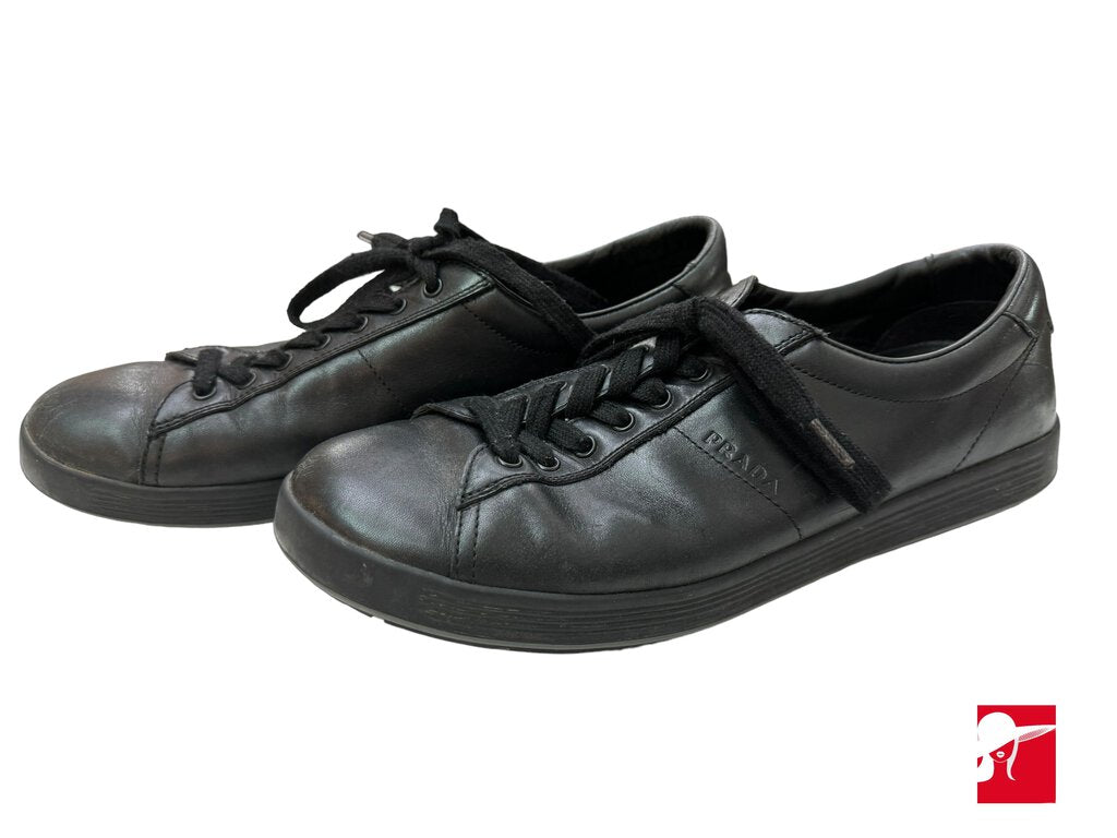 Prada men's leather lace up sneakers 4E 2860 size 7.5 Agents In Style | Luxury Consignment Boutique Prada men's leather lace up sneakers 4E 2860 size 7.5 Agents In Style | Luxury Consignment Boutique