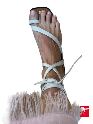 Frame Fran lace-up sandals size 39