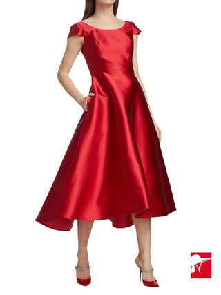 Amsale Mikado satin a-line dress size 0 NWOT