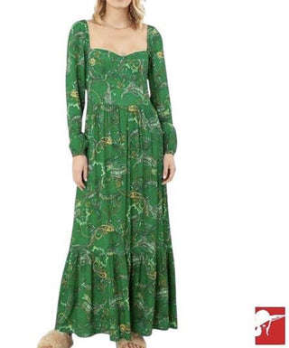Hale Bob paisley maxi dress NWT size S