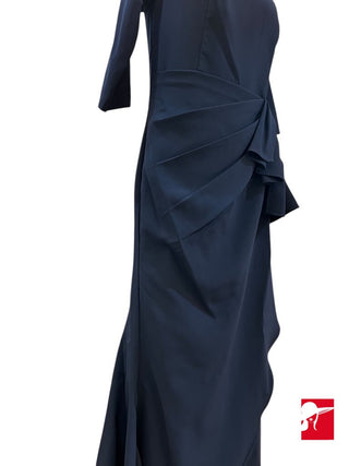 Jovani ruched ruffled gown size 14