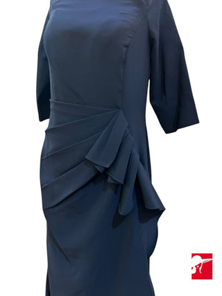 Jovani ruched ruffled gown size 14