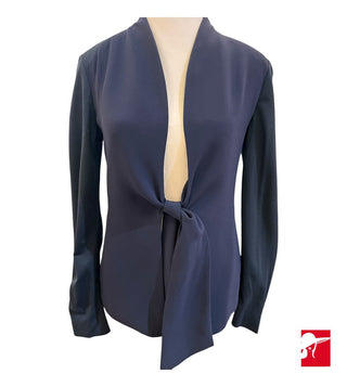 Max Mara tie-front easy blazer US 4