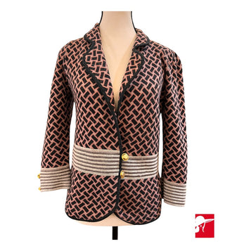 liaMolly cotton/wool knit cardigan blazer