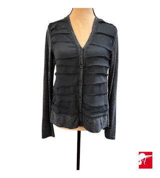 Vanessa Virginia mixed media cardigan