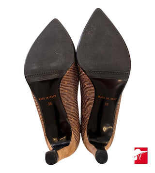 Mauro Teci leather and suede pumps size 36/US 6