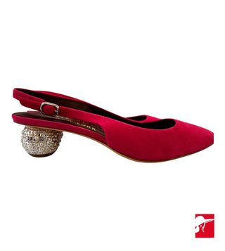 Kate Spade ruby sling pumps with jeweled heel NIB size 7 B