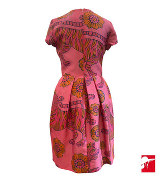 Jules Reid cap sleeve silk dress size 4
