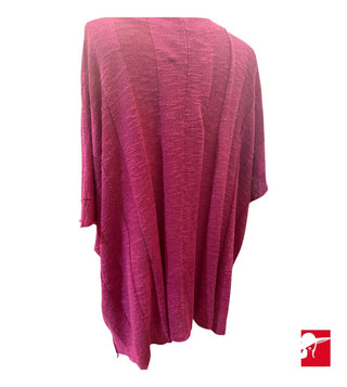 eskandar linen blend short sleeve sweater OS