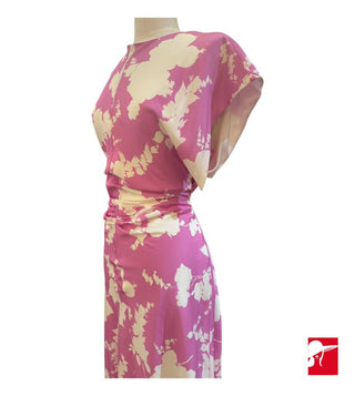 Oroton ruched waist silk midi dress NWT size US 8
