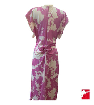 Oroton ruched waist silk midi dress NWT size US 8