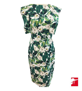 Beulah bib front floral dress NWT size S