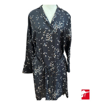 Lafayette 148 silk twill belted dress size XS