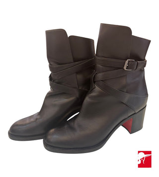 Christian Louboutin Karistrap leather ankle boots size 41/S 9.5