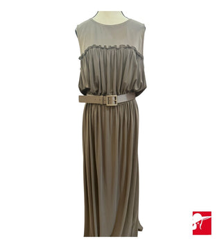 St. John Couture matte jersey gathered gown NWT size 10