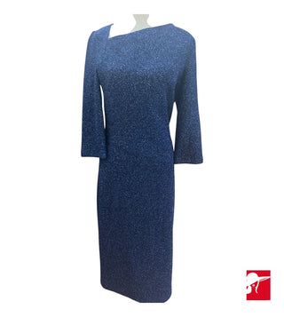 St John metallic wool blend dress NWT size 6