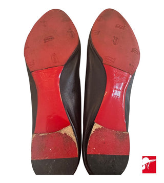 Christian Louboutin LaBalla leather ballet flats size 41/US 10.5