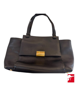 Salvatore Ferragamo Large Bitter flap tote