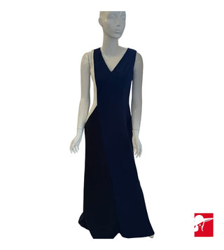 Mikael Aghal tricolor long dress size 10