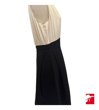 Oscar de la Renta silk and crepe dress size 8