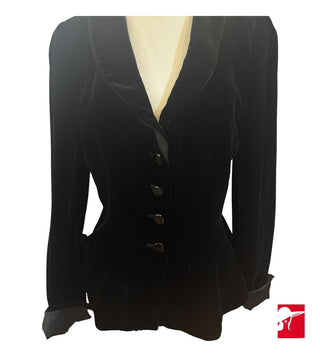 Armani Collezioni velvet jacket size 8
