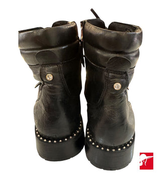 Sophia Webster Ziggy embellished biker boots size 42/US 11