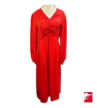 Xirena Eloise silk v-neck midi dress NWT size L