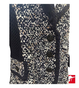 St. John Couture tweed metallic knit blazer size 8