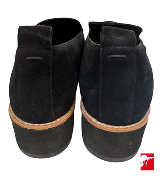 Eileen Fisher Ells suede wedge loafer size 9
