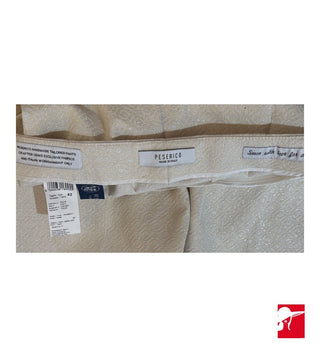 Perserico metallic cropped pants size 42/US 4