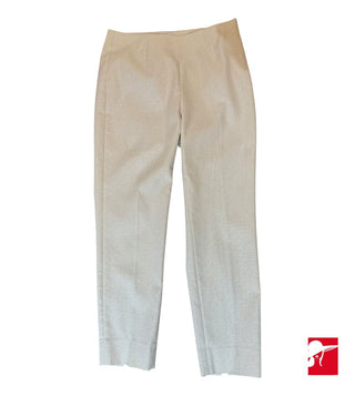Perserico metallic cropped pants size 42/US 4