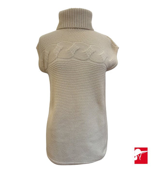 Lafayette 148 sleeveless turtleneck sweater size M
